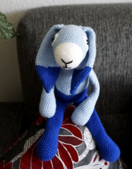 Amigurumi Häkelanleitung Schlenkerhase Hector 