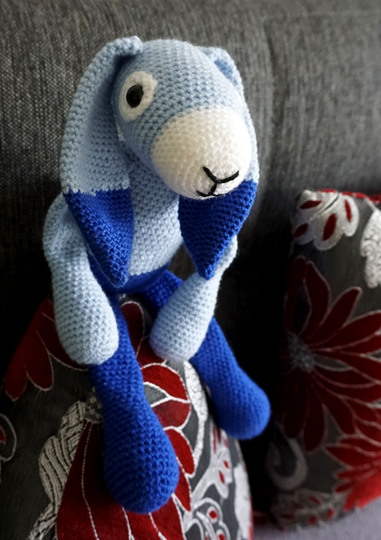 Amigurumi Häkelanleitung Schlenkerhase Hector 