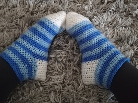 Socken häkeln Gr.35 – 37, Gr.38 - 41 und Gr.41 - 43