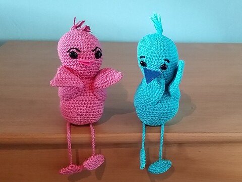 Anleitung Großer Küken Kantenhocker