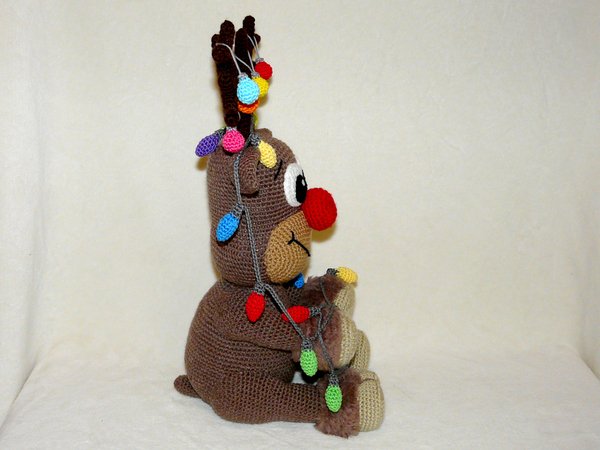Crochet Pattern Stefan the Reindeer