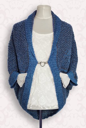 Knitting pattern shrug // wrap // cardigan Solace