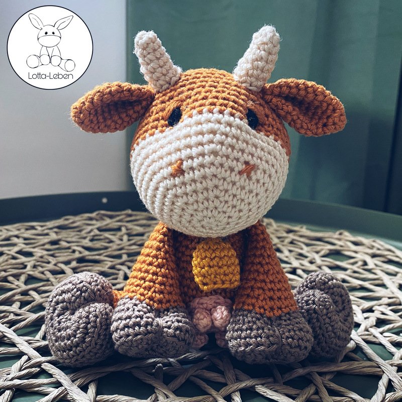 Crochet Pattern Cow