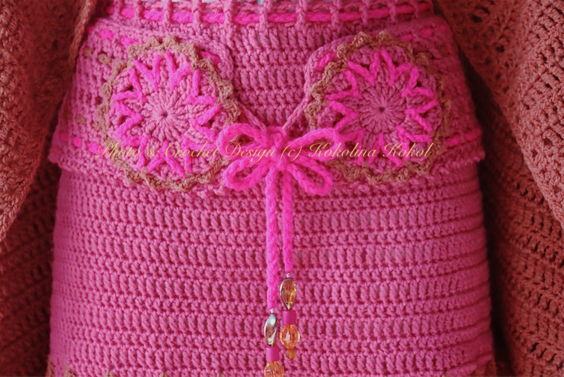 Anleitung Häkel Gürtel / Blumengarten