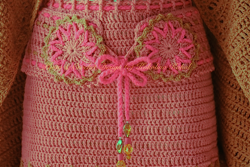 Anleitung Häkel Gürtel / Blumengarten