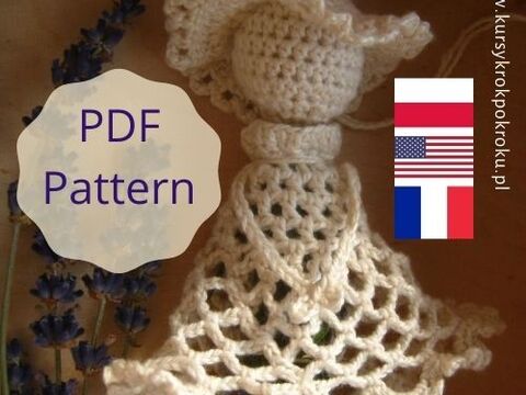 Doll crochet pattern - Provencal style