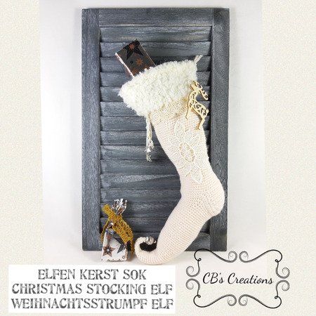 Christmas Stocking Elf Crochet Pattern