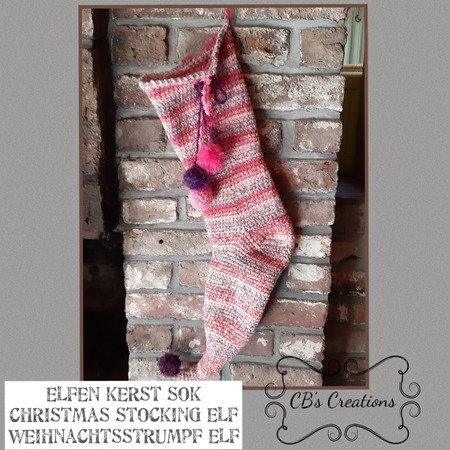 Christmas Stocking Elf Crochet Pattern