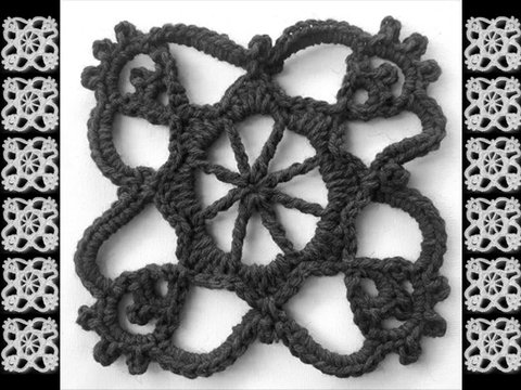 Durchbrochenes, barockes Grannymuster