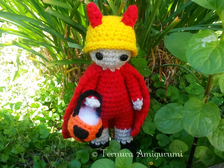 Häkelanleitung Halloween-Teufel PDF Ternura Amigurumi