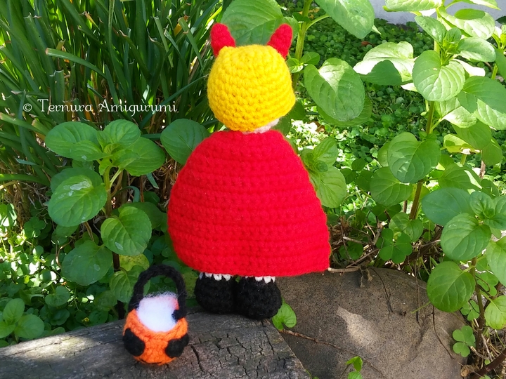 Häkelanleitung Halloween-Teufel PDF Ternura Amigurumi