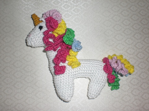 Häkelanleitung Einhorn