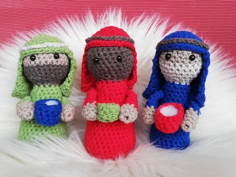 Die Drei Heiligen Könige, Häkelanleitung