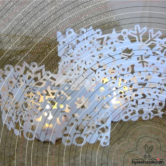 Zwei Sternenlichter Plotterdatei SVG DXF