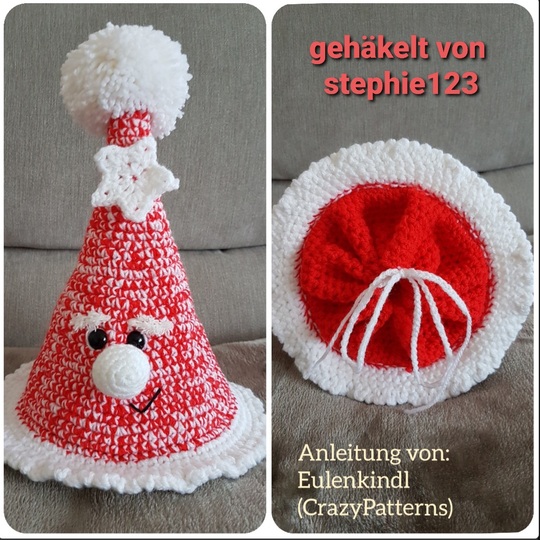 Häkelanleitung Sweeties-Bommelmützchen (zum Befüllen)