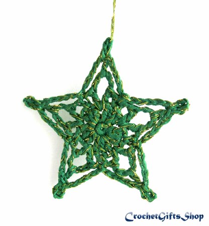 Crochet Pattern Christmas Star Ornaments (4)