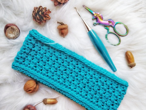 Pattern Crossrows Earwarmer