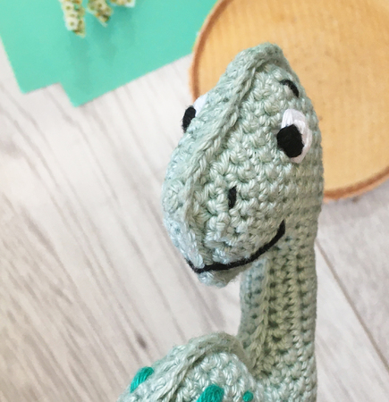 Crochet Pattern Dino Djego