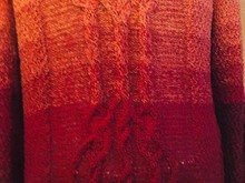 Anleitung RVO-Aran-Jacke mit keltischem Muster "nordische See" Größe S-XXXL