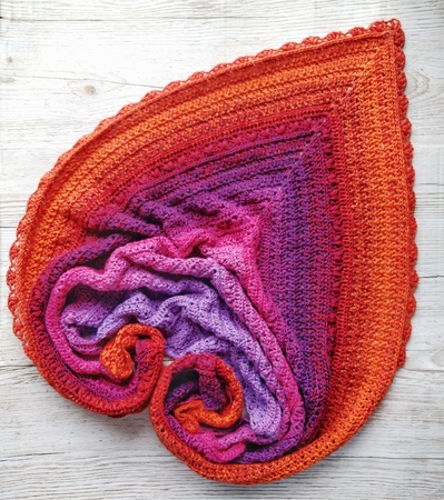 Pattern Hearts of the Rows Shawl