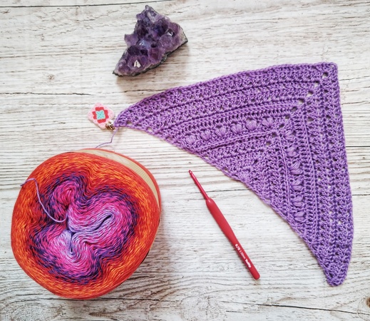 Pattern Hearts of the Rows Shawl
