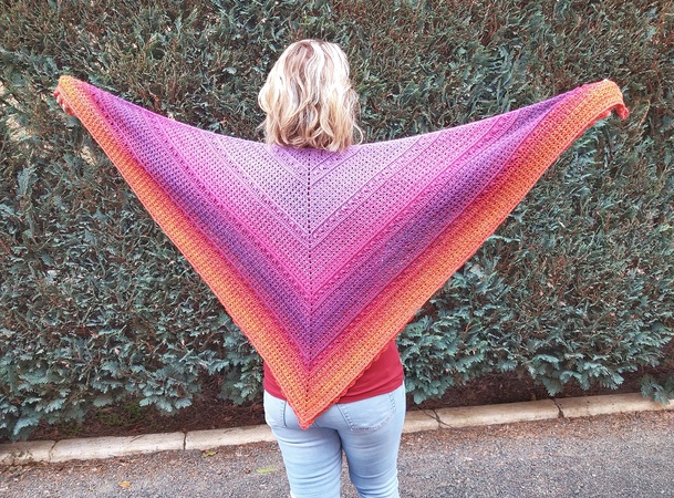 Pattern Hearts of the Rows Shawl