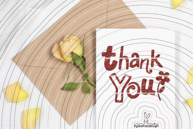 Thank You Plotterdatei SVG DXF