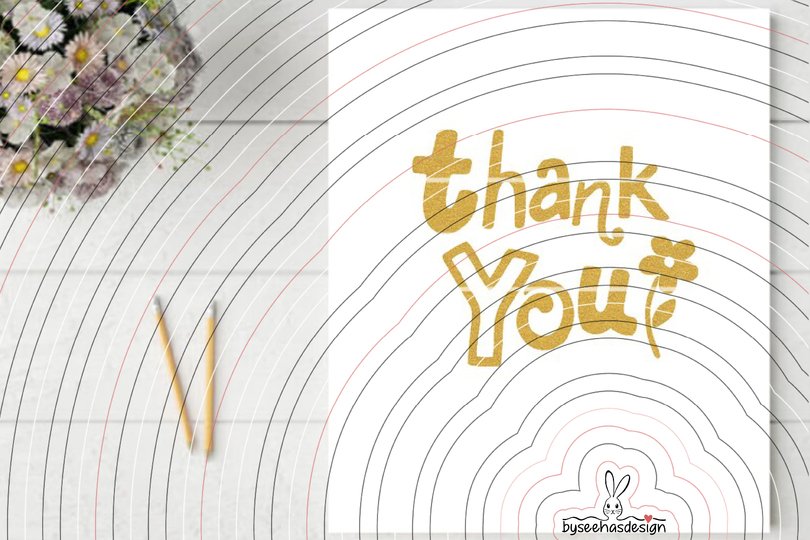 Thank You Plotterdatei SVG DXF