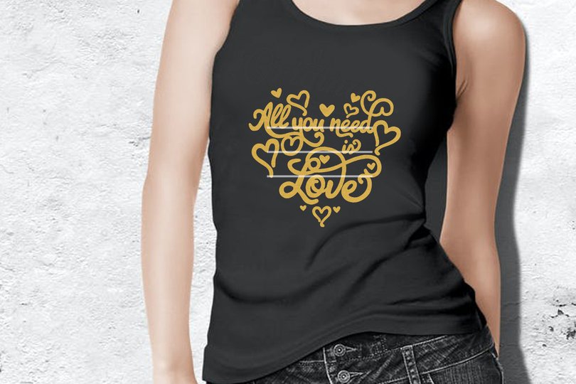 All You need is Love Plotterdatei SVG DXF