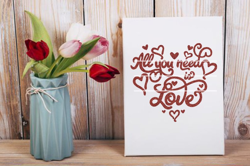 All You need is Love Plotterdatei SVG DXF