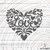 Herz Love Plotterdatei SVG DXF