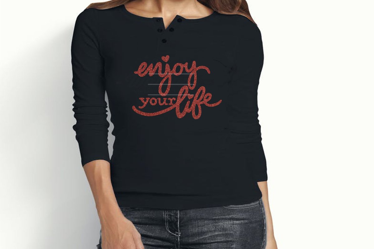 enjoy your life Plotterdatei SVG DXF FCM, - Bild 4