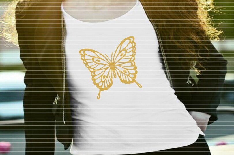 Schmetterling Plotterdatei SVG DXF