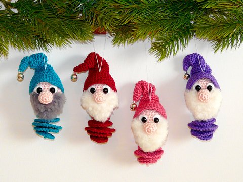 Häkelanleitung Wichtelanhänger