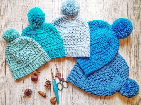 Pattern Crossrows Beanie