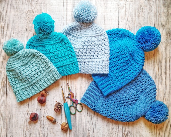 Pattern Crossrows Beanie