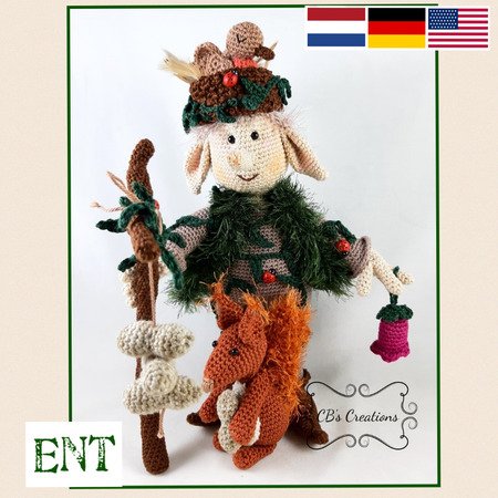 Ent, dreaming about trees, Amigurumi Crochet Pattern