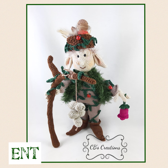 Ent, träumt von Bäumen, Amigurumi Hakelanleitung