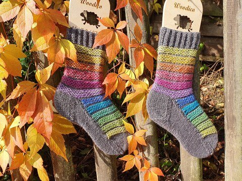 Anleitung Socken FrühNebel