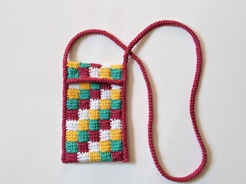 Anleitung BillerBag Handytasche mit Kordel