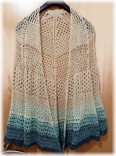 Häkelanleitung Schultertuch Seven Corners