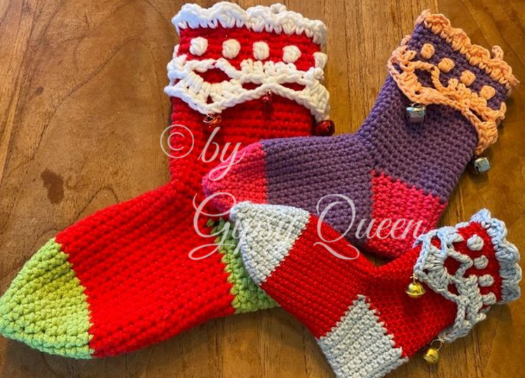 Häkelanleitung Elfenstrumpf – DIY Weihnachtsstrumpf in 3 Größen, inklusive