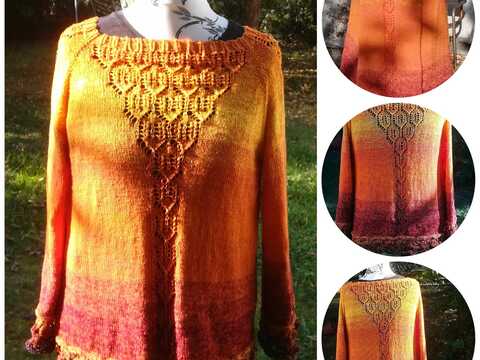 Anleitung RVO Ajour-Pullover "Helgoland"