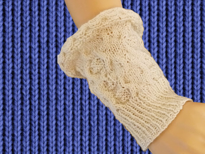 Armstulpe Kafu - Strickanleitung