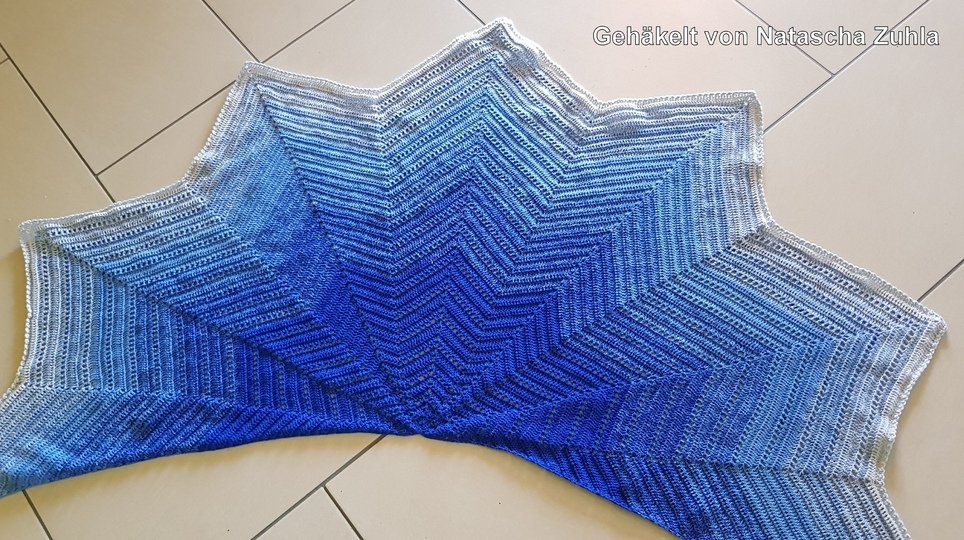 Häkelanleitung Tuch // Cape // Umhang Aura