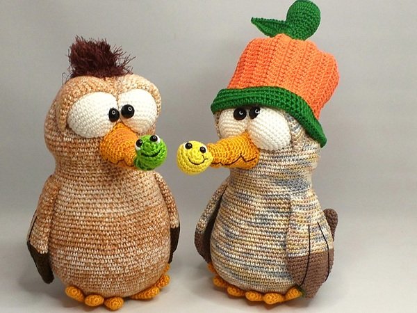 Crochet Pattern "EDD und FRED" The crazy Birds