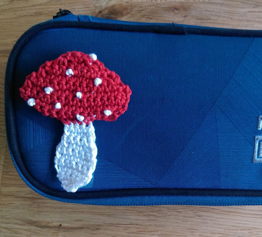 Anleitung Fliegenpilz - Karte "Viel Glück" - Bild 2