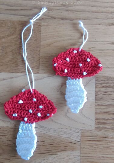 Anleitung Fliegenpilz - Karte "Viel Glück"