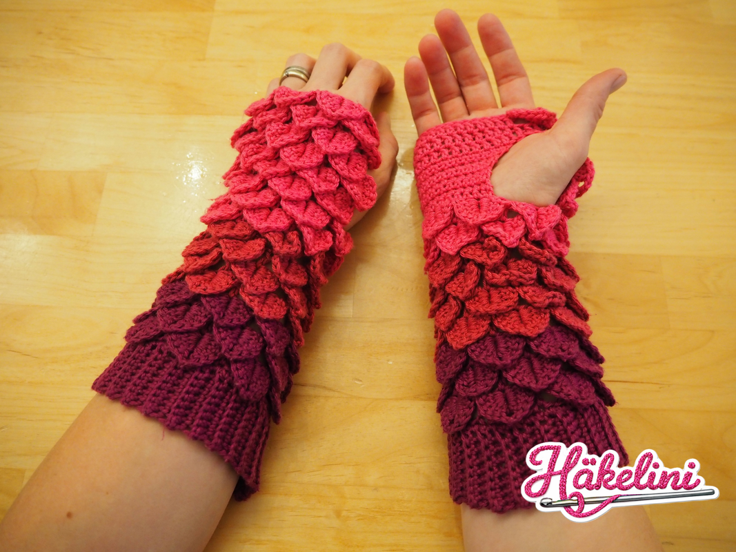 Häkelinis Armstulpen „Dragons“ - Bild 2