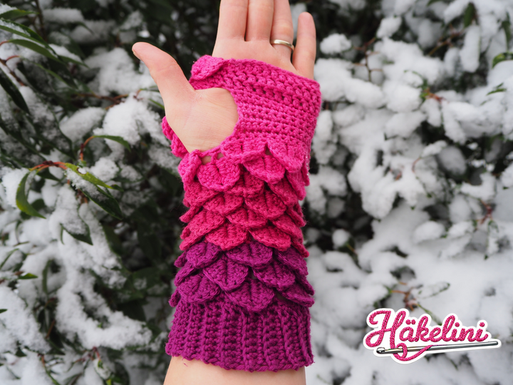 Häkelinis Armstulpen „Dragons“